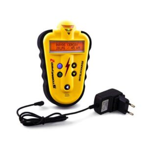spanish version skyscan storm pro 2 lightning detector with charger