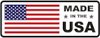 american flag with made in the usa text
